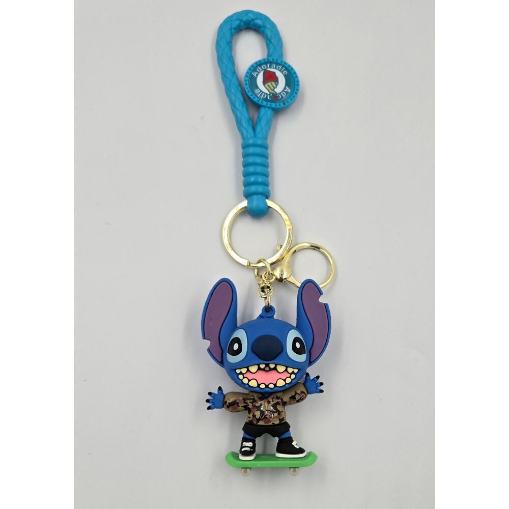 Disney Rubber Adorable Stitch Keychain